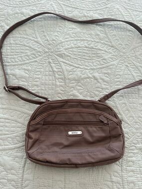 MultiSac Crossbody Bag Purse Taupe Triple Compartment Daily  Use Travel